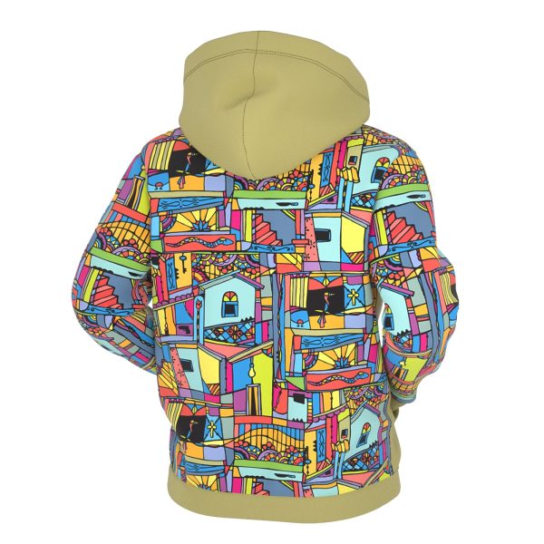 Rainboy Khaki Zip Up Hoodie Fashion - Image 2