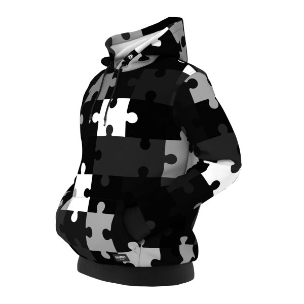 Monochrome Perspective Hoodie Sale - Image 2
