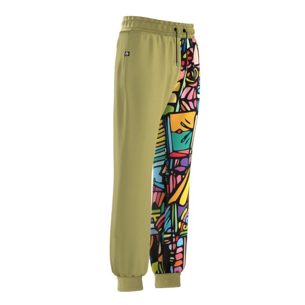 Olindo Khaki Sweatpants For Discount - Image 2