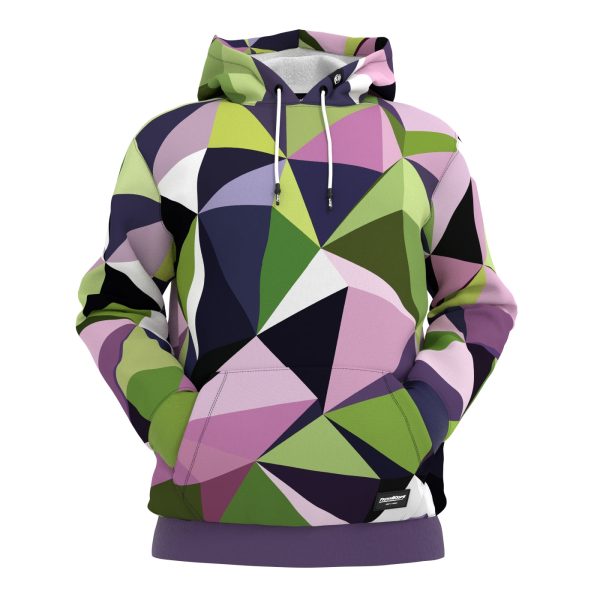 Cubes Patched Path Hoodie Online Hot Sale