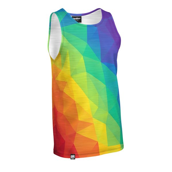 Cubes Rainbow Tank Top Sale - Image 2