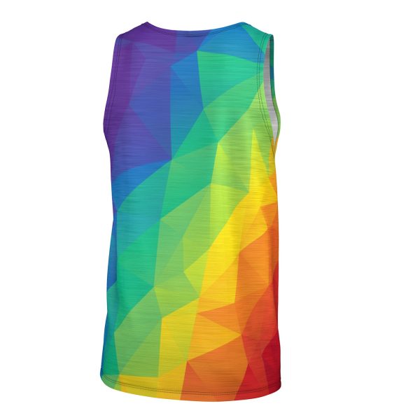 Cubes Rainbow Tank Top Sale - Image 3