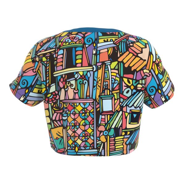Porta Blue Crop Top on Sale - Image 2