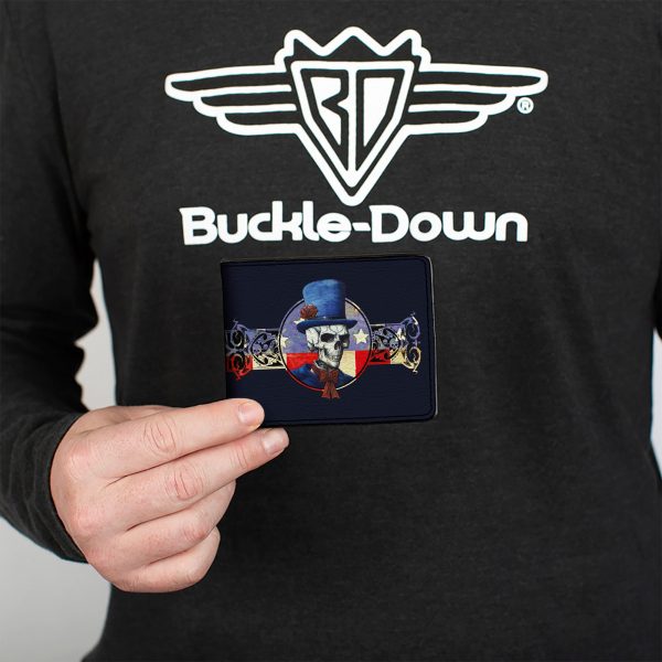 Bi-Fold Wallet - Grateful Dead Dave s Picks Bonus Disc 2013 Skeleton Cover Art Black Blue Red Online Hot Sale - Image 3
